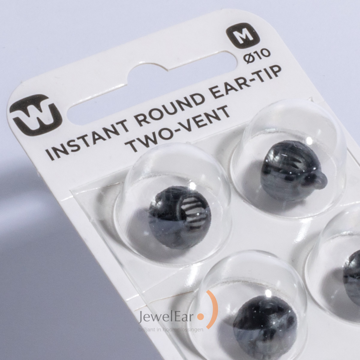 Widex Instant Round M Twovent eartip, 10 st. • JewelEar
